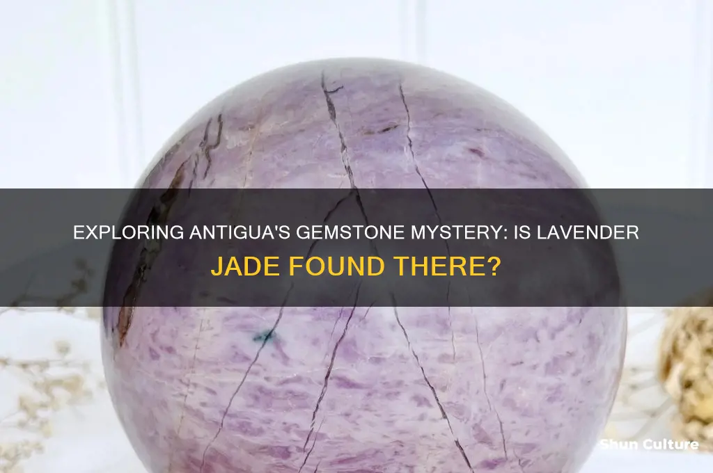 is lavender jade found in antigua
