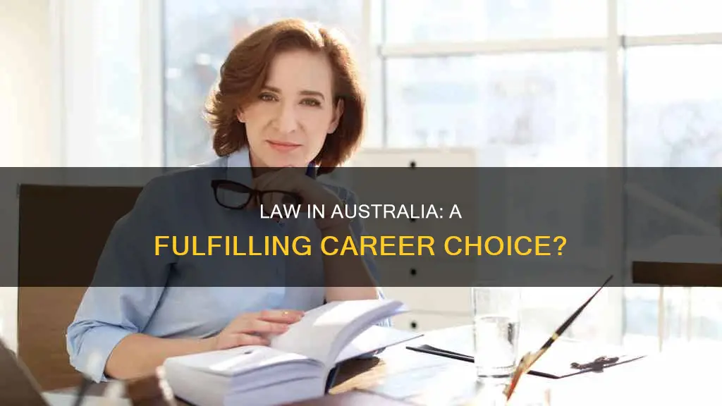 is law a good career in australia