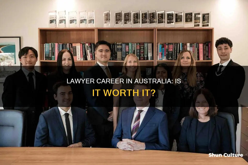 is lawyer a good career in australia