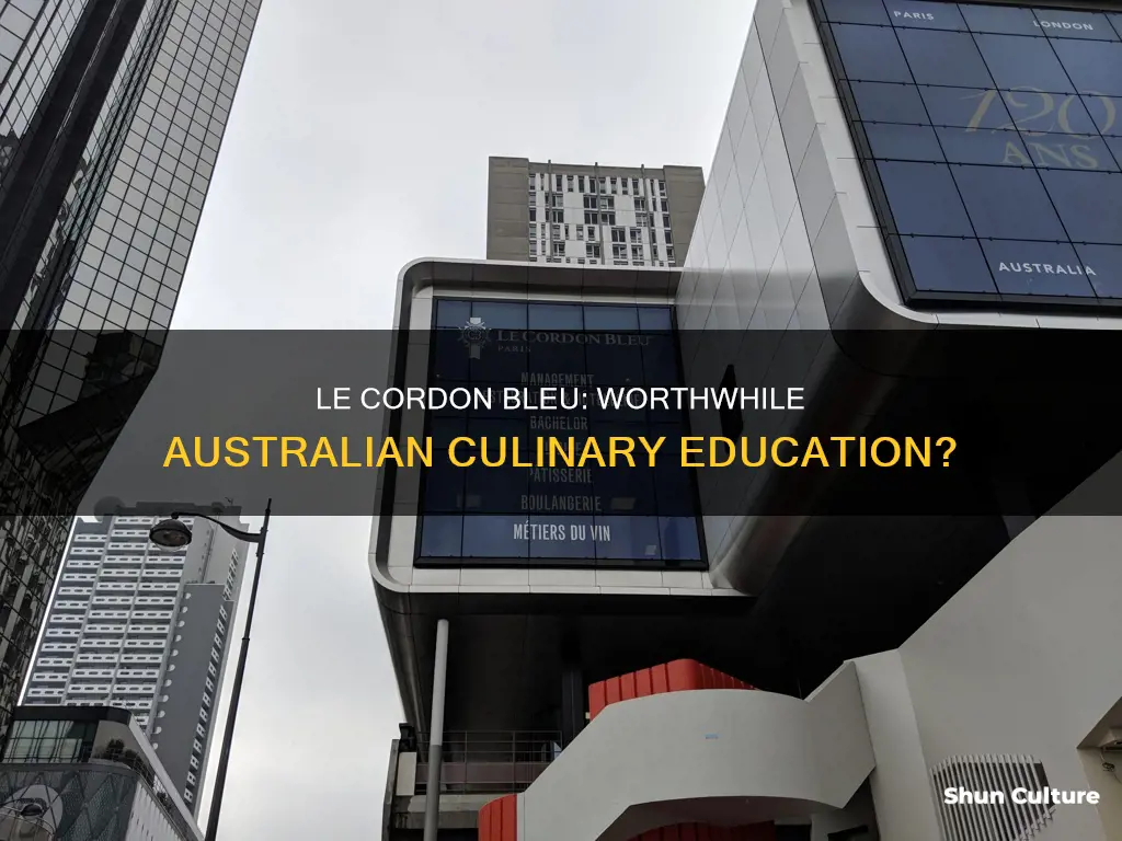 is le cordan bleu schools good in australia