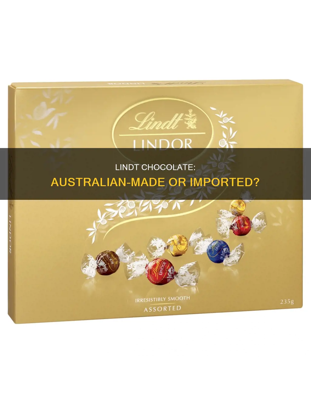 is lindt chocolate made in australia