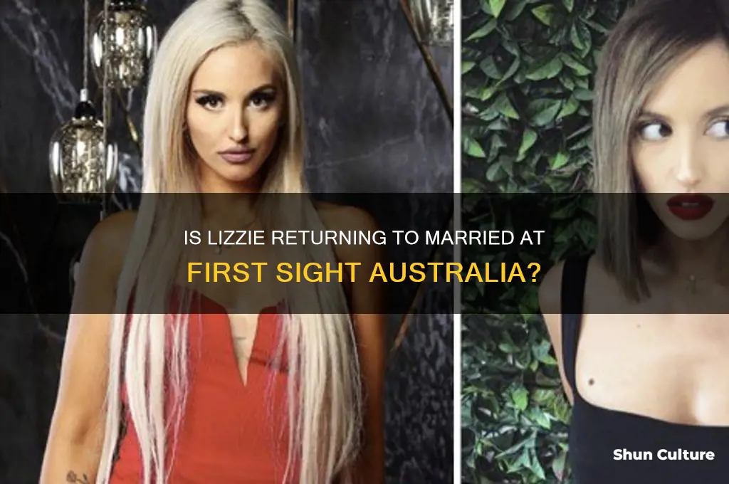 is lizzie back on married at first sight australia