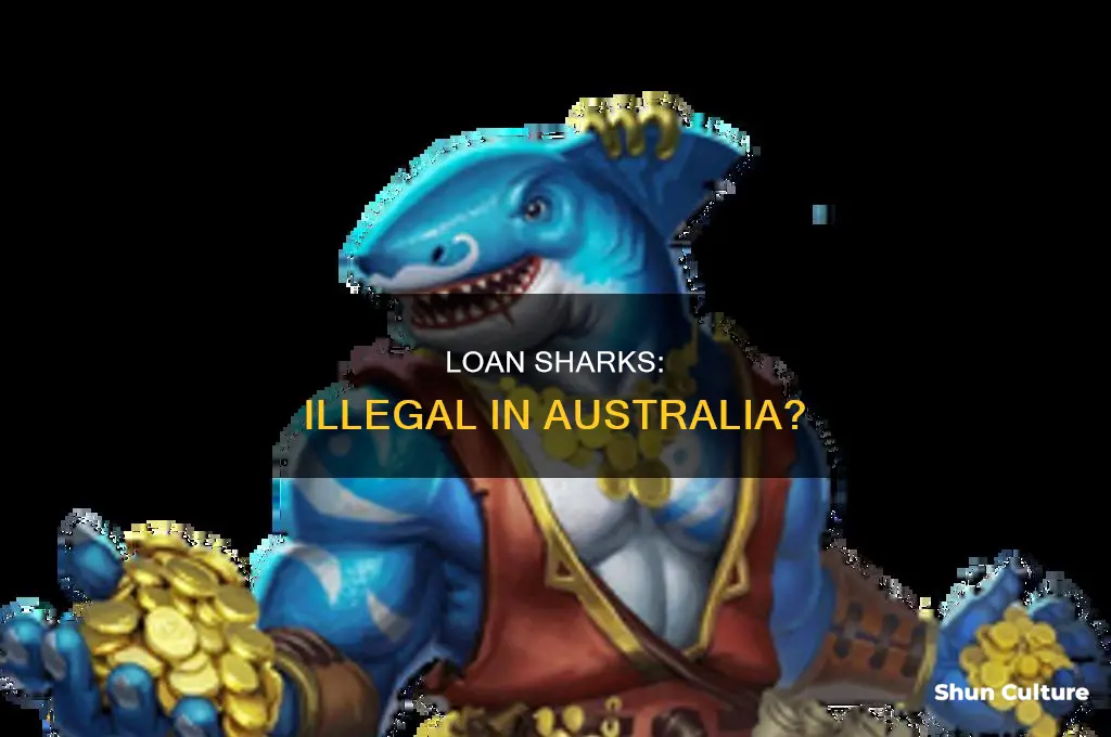 is loan shark illegal in australia
