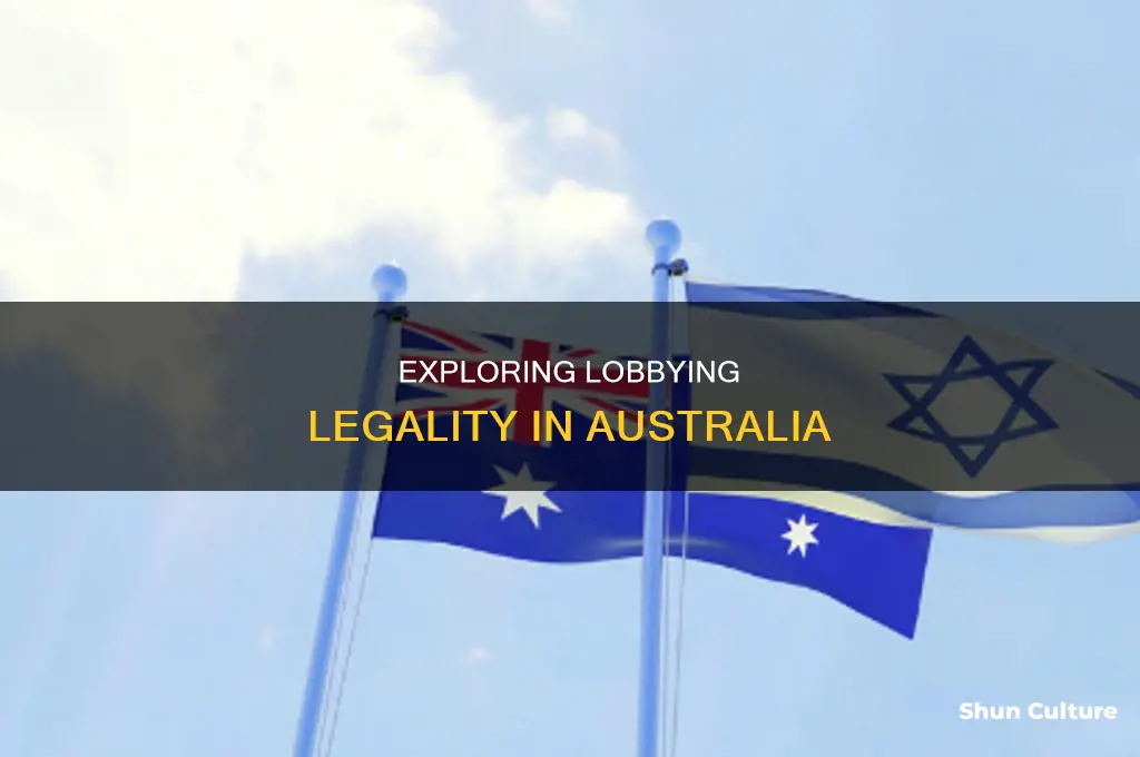 is lobbying illegal in australia