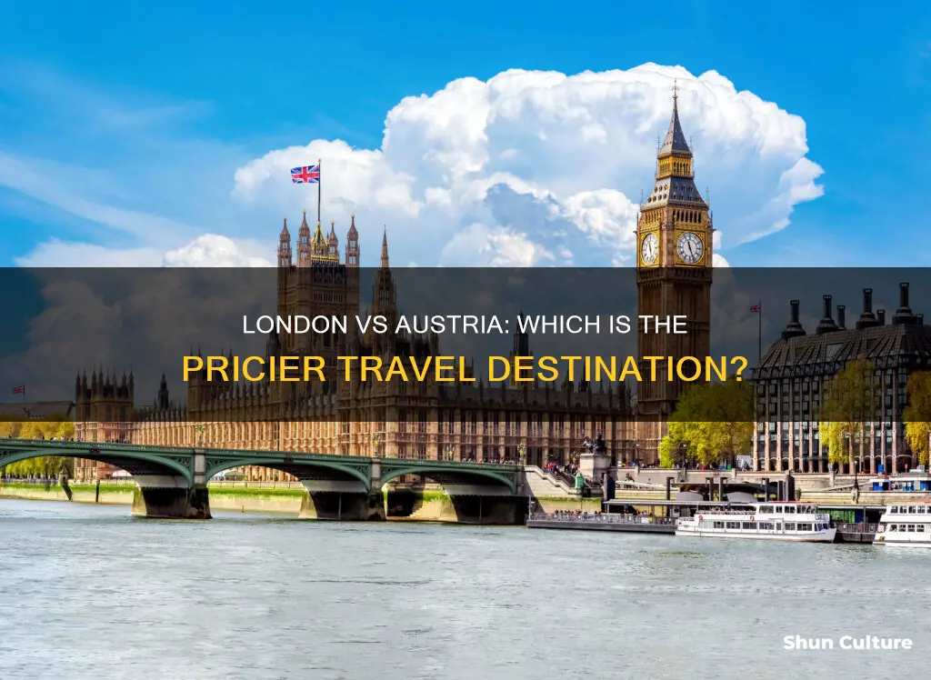 is london or austria more expensive to visit