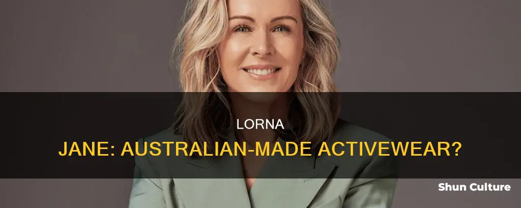 is lorna jane australian made
