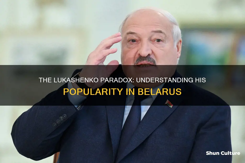 is lukashenko popular in belarus