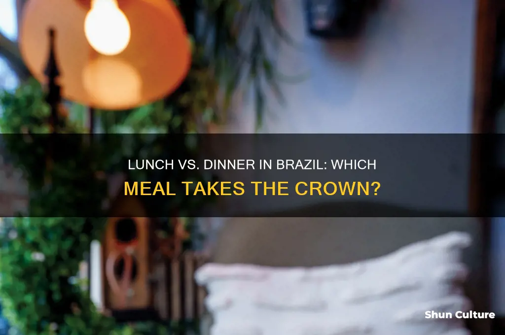 is lunch or dinner bigger in brazil