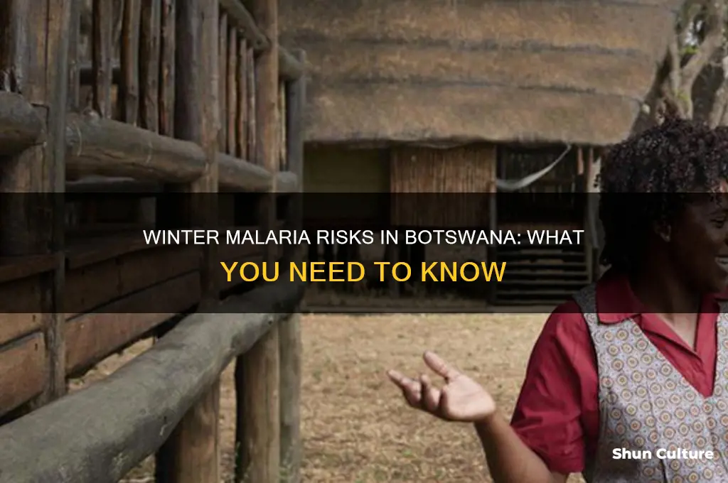 is malaria an issue during winter in botswana