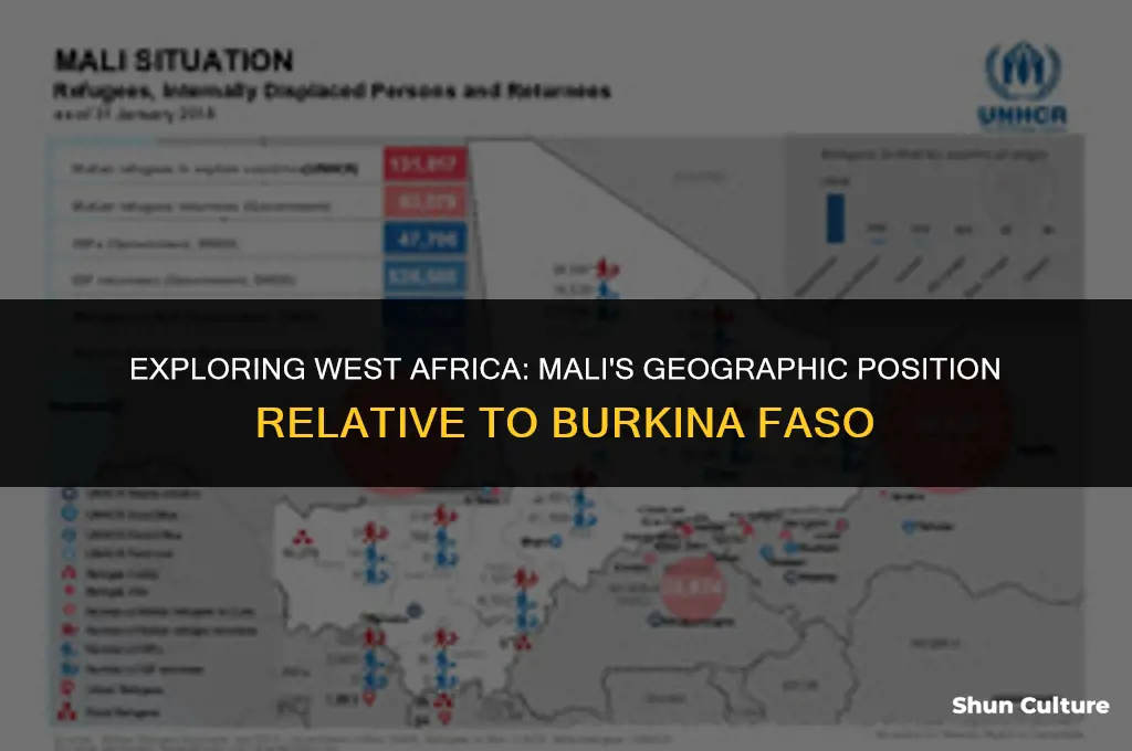 is mali in north or south of burkina faso