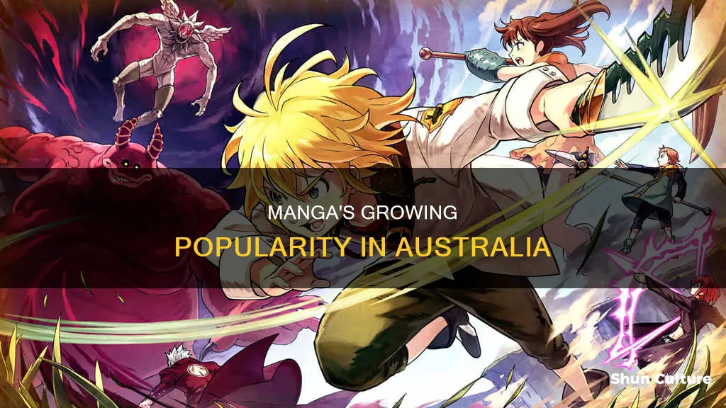 is manga popular in australia