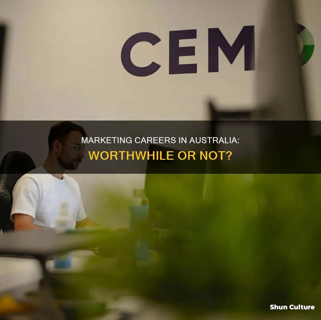 is marketing a good career in australia