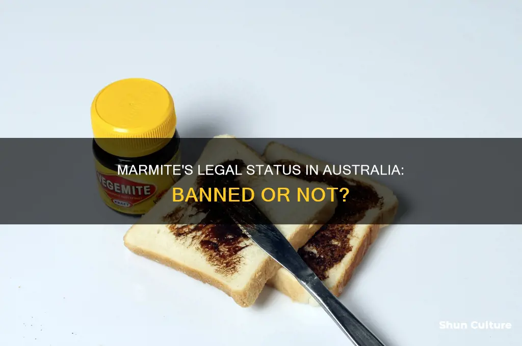 is marmite illegal in australia