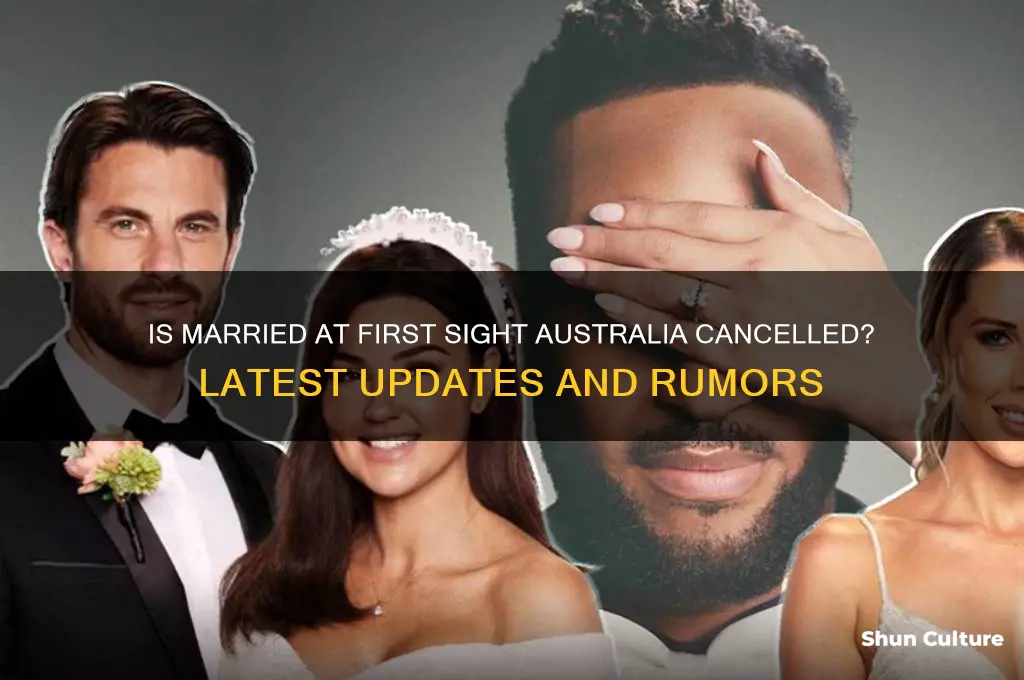 is married at first sight australia cancelled