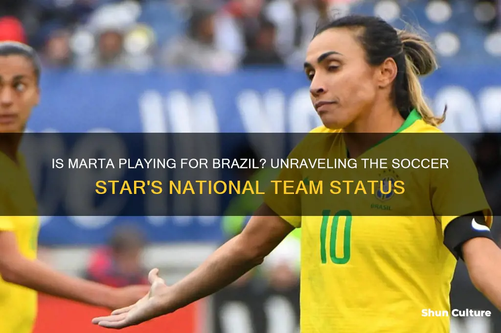 is marta playing for brazil