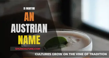 The Mystery of Martini: Austrian Roots?