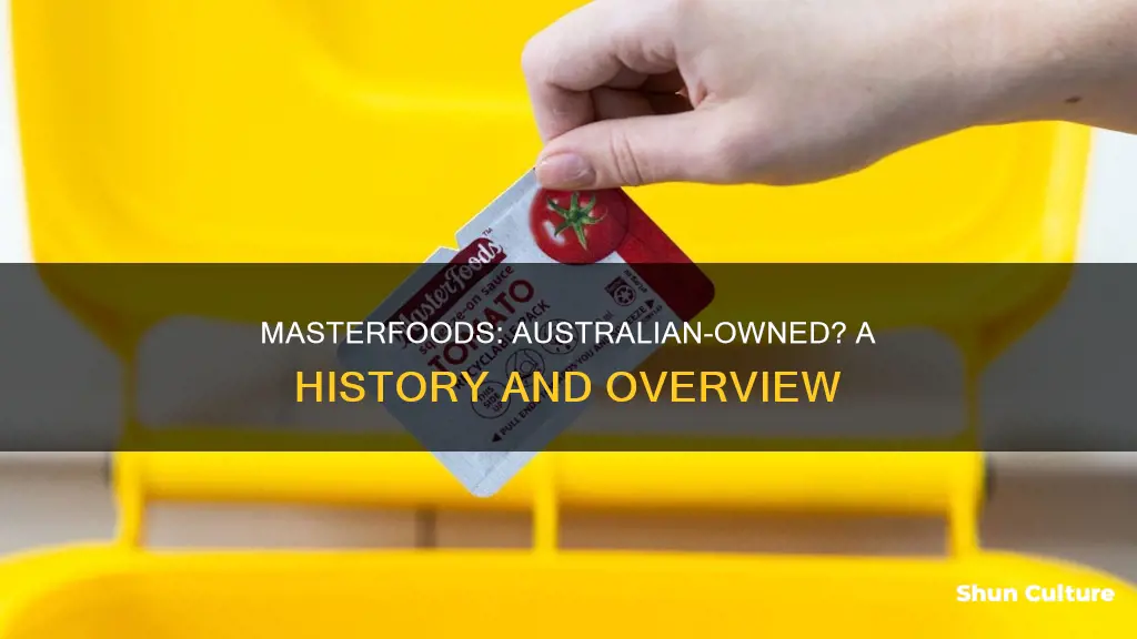 is masterfoods australian owned