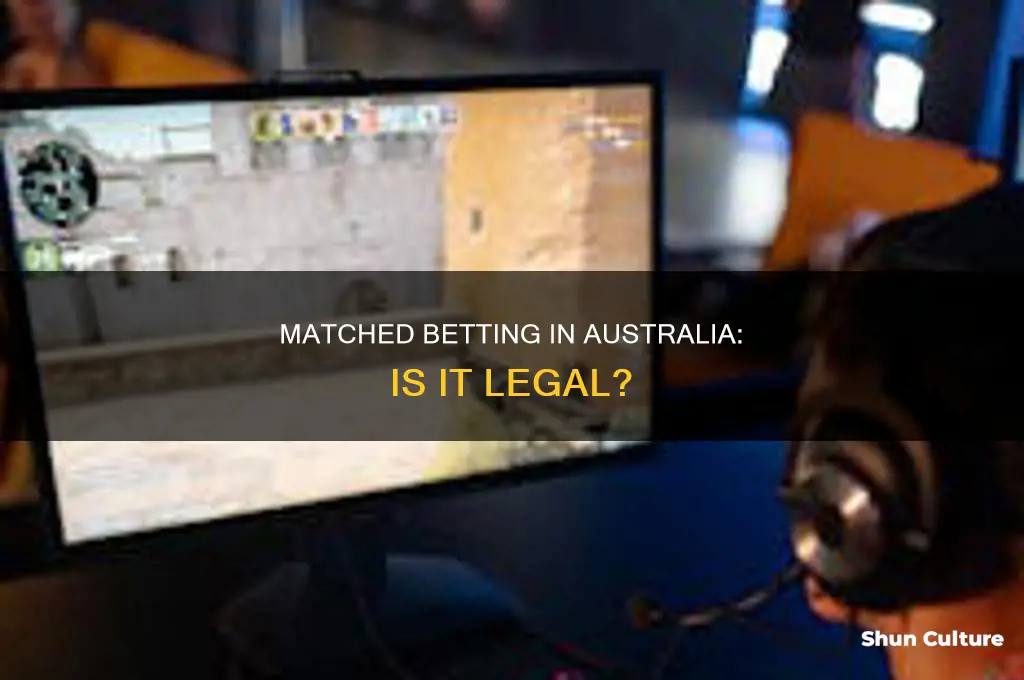 is matched betting illegal in australia