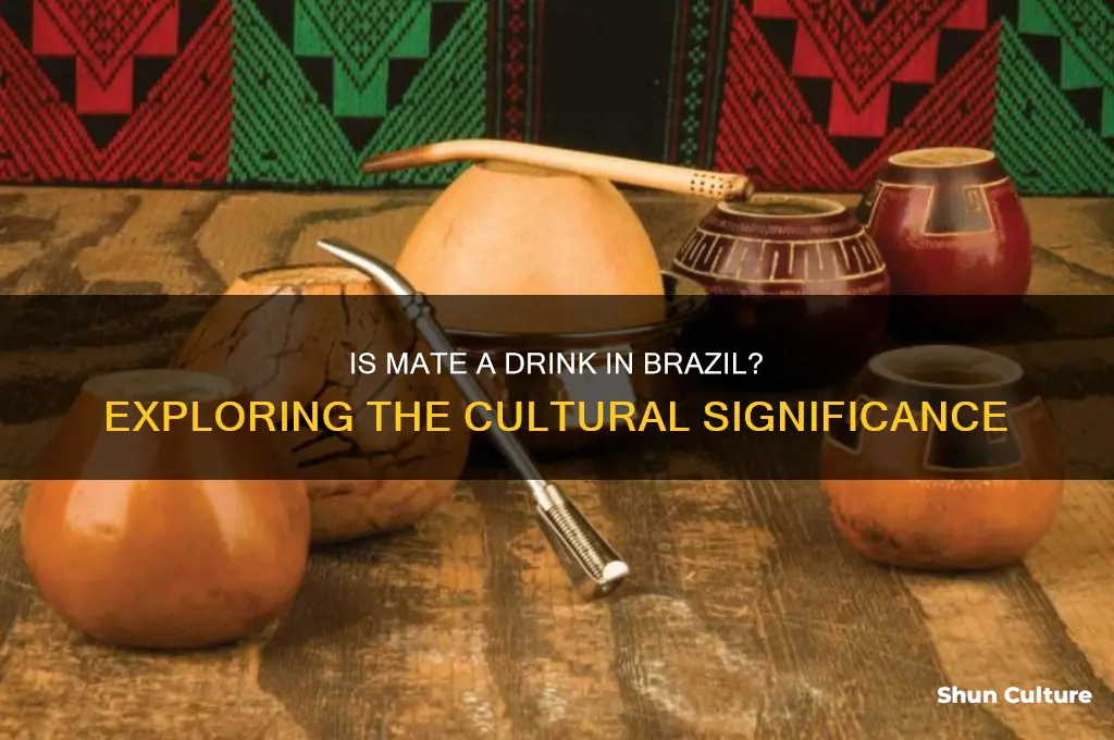 is mate a drink in brazil