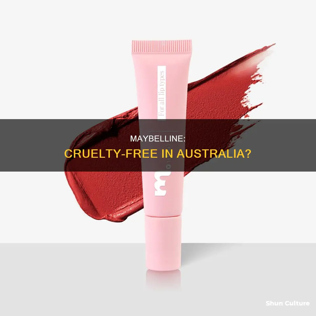 is maybelline cruelty free australia