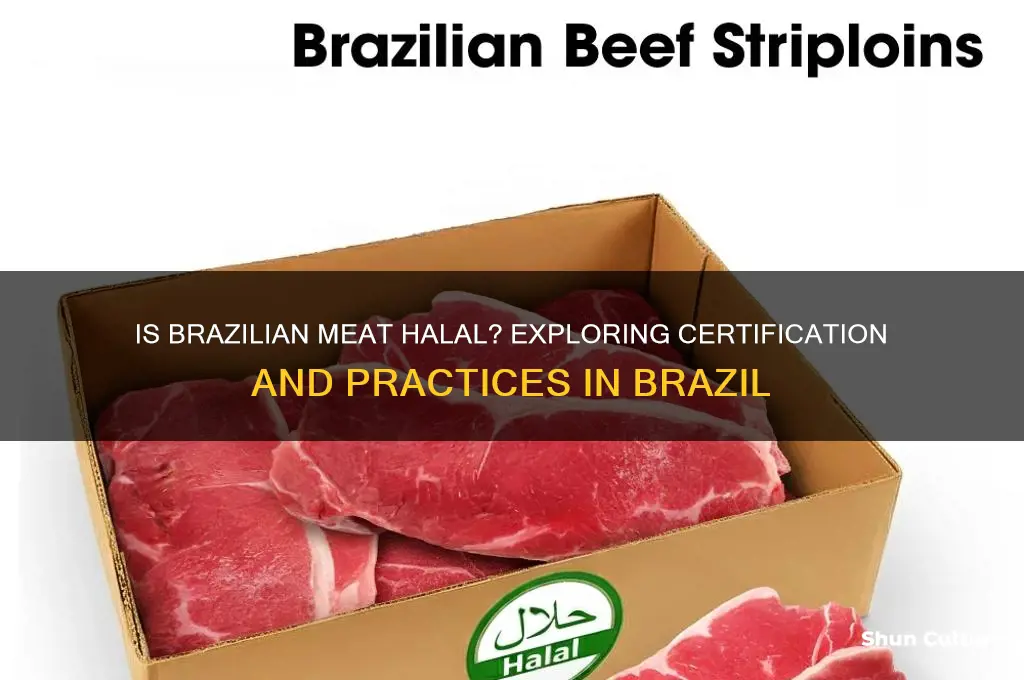 is meat from brazil halal