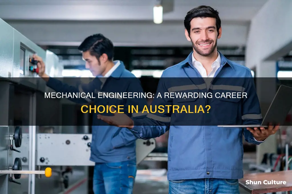 is mechanical engineering a good career in australia