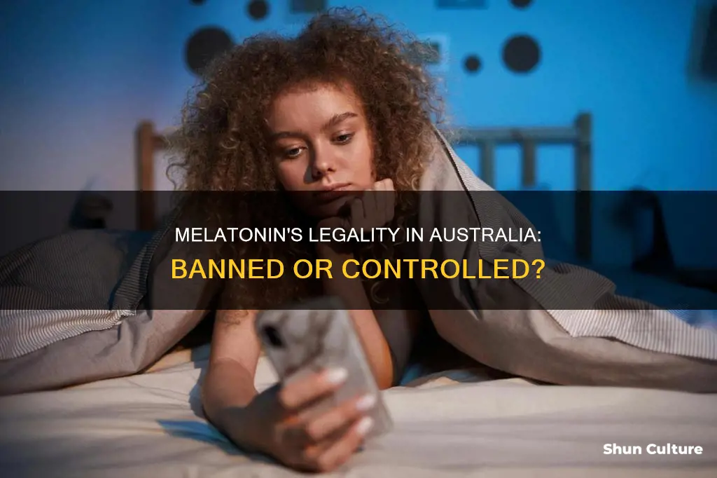 is melatonin banned in australia