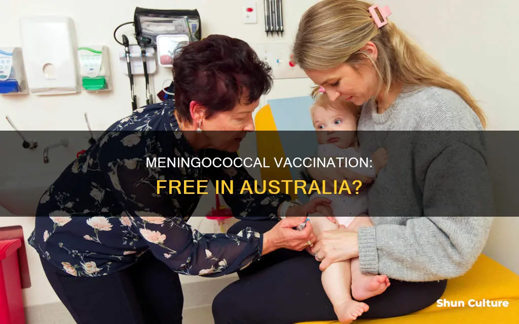 is meningococcal vaccine free in australia