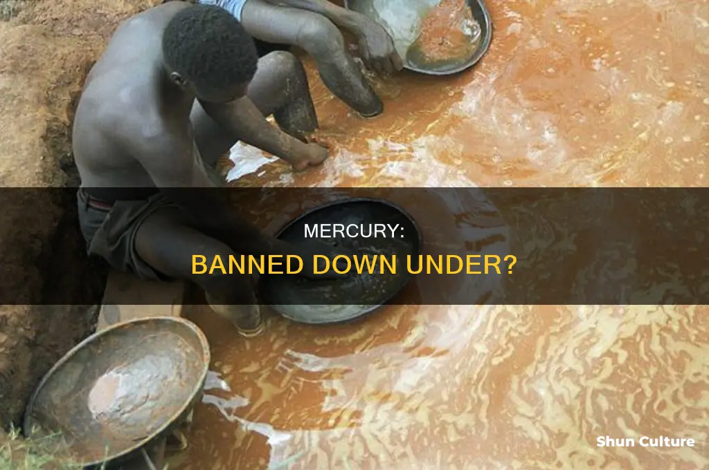 is mercury illegal in australia