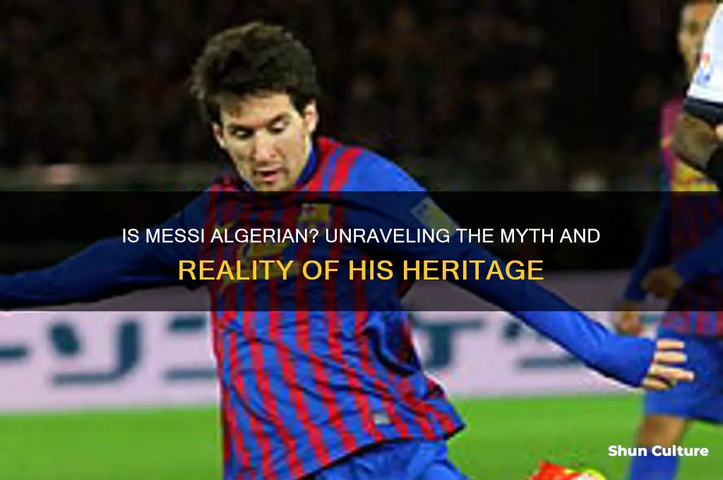 is messi algerian