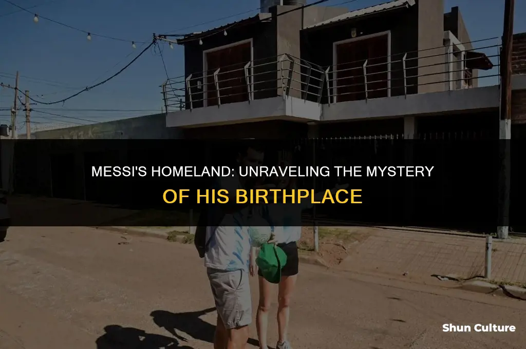 is messi born in argentina