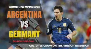 Messi Leads Argentina in Friendly Showdown Against Germany