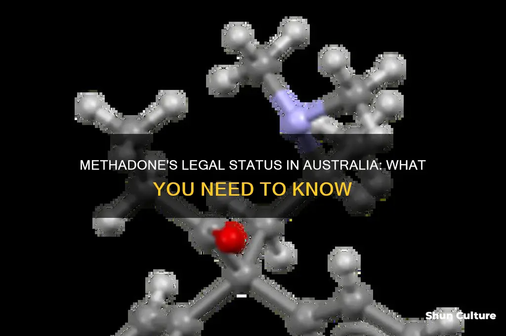 is methadone illegal in australia