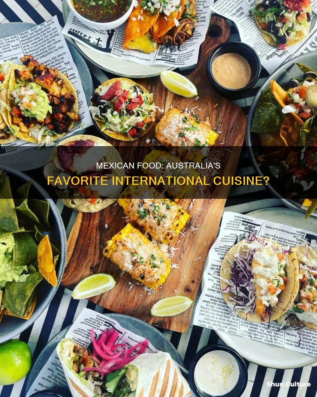 is mexican food popular in australia