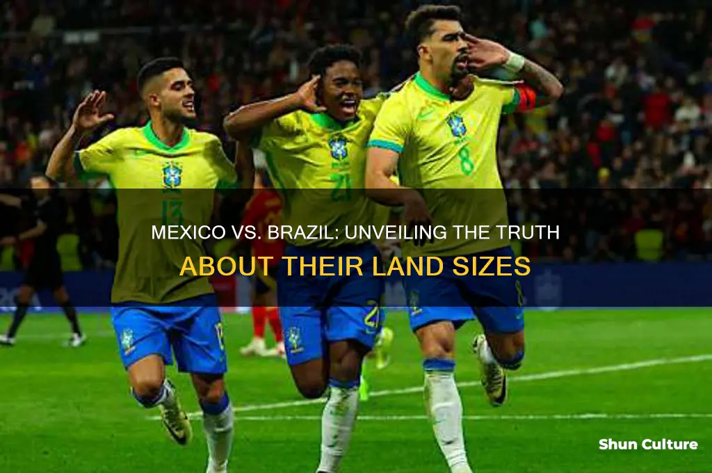 is mexico bigger than brazil