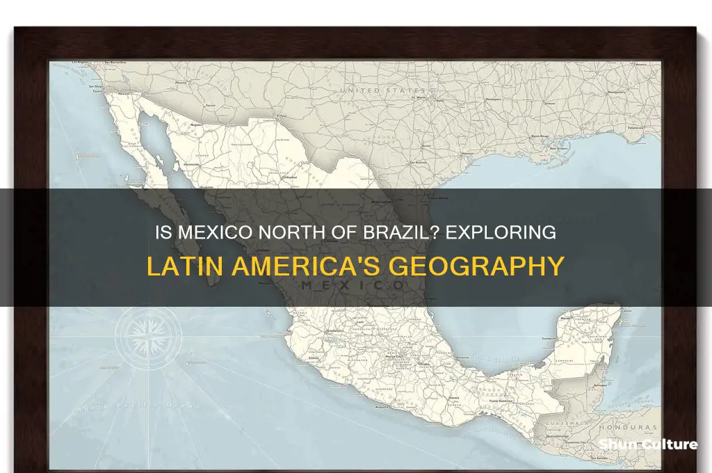 is mexico north of brazil