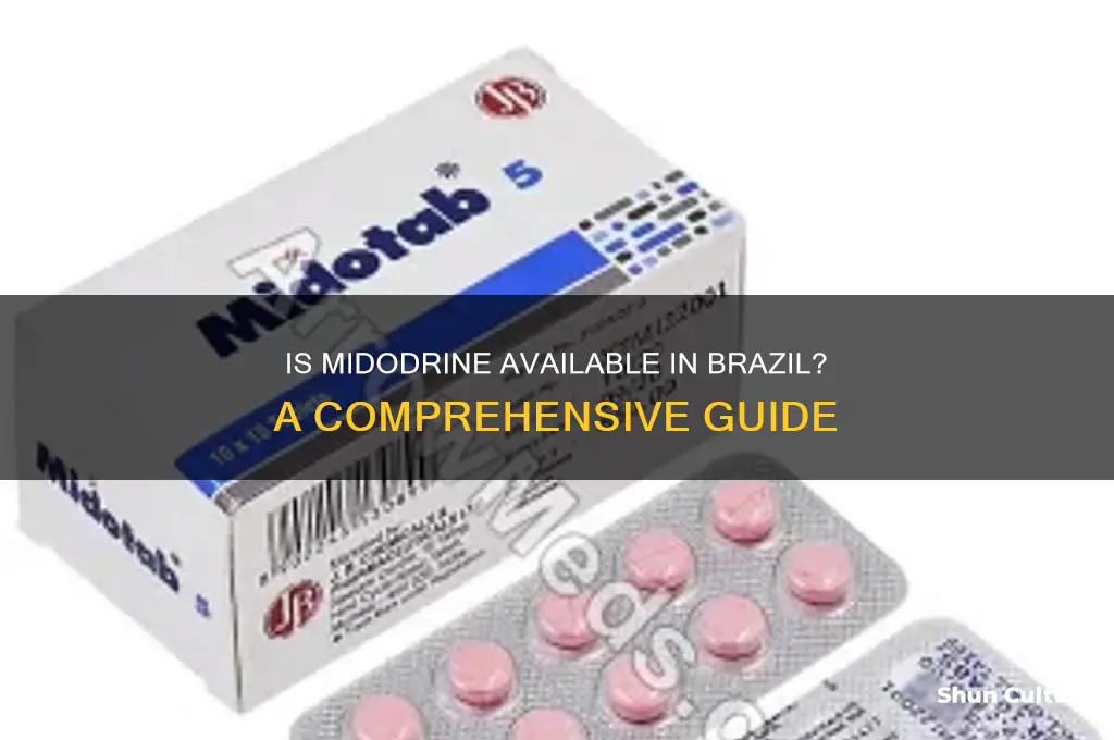 is midodrine available in brazil
