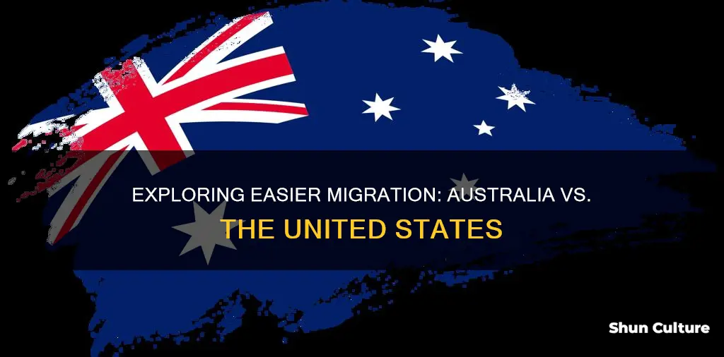 is migration to australia easier than the united states