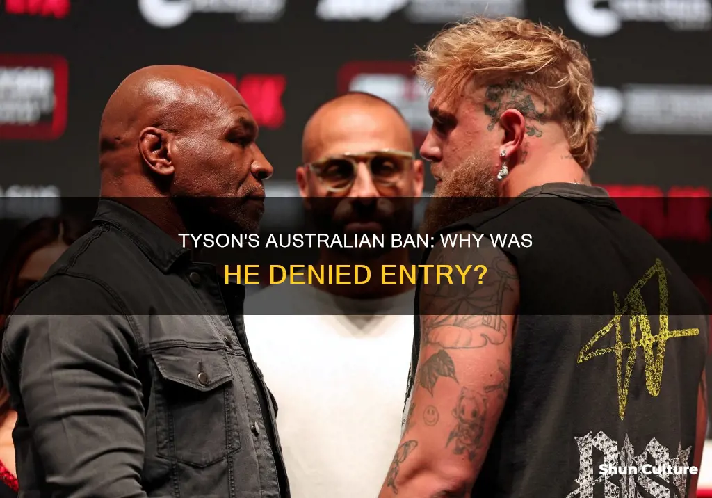 is mike tyson banned from australia