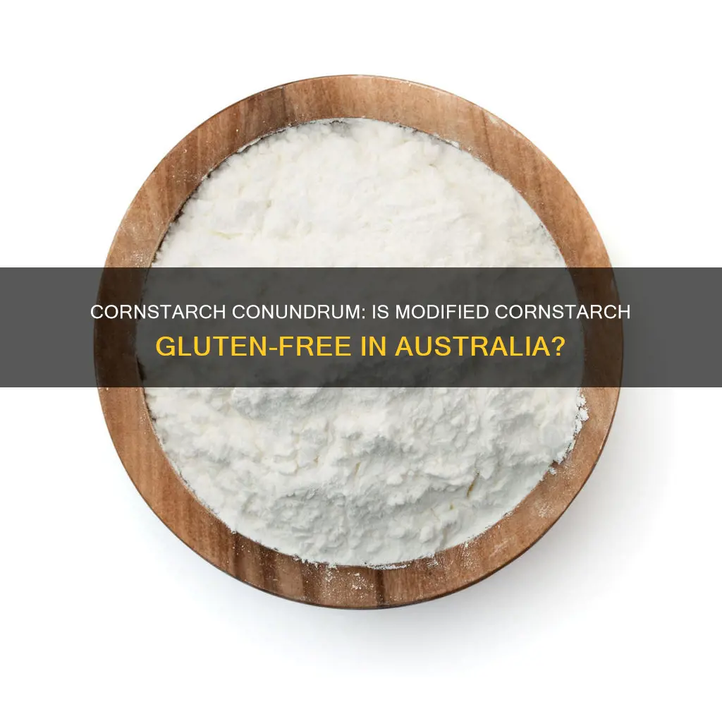 is modified cornstarch gluten free australia