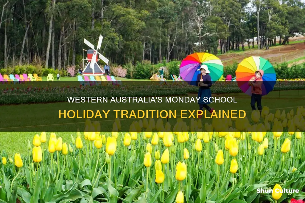 is monday off for school in western australia