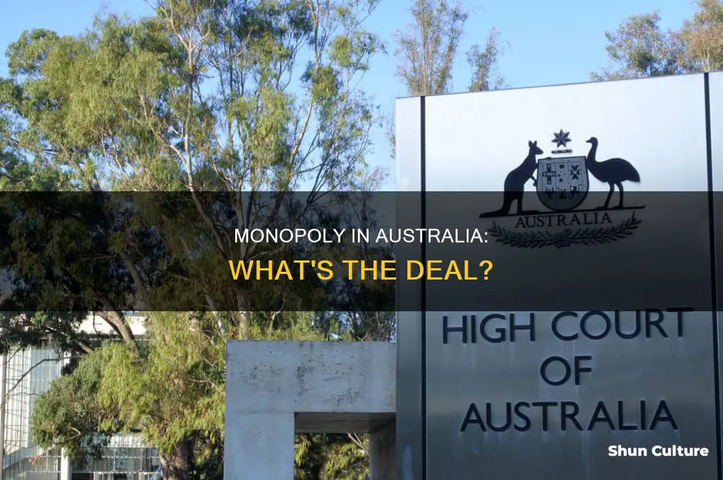 is monopoly illegal in australia