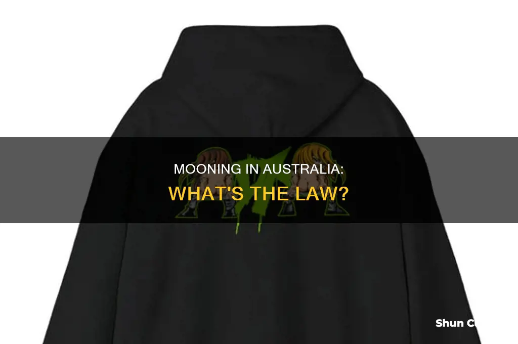 is mooning illegal in australia