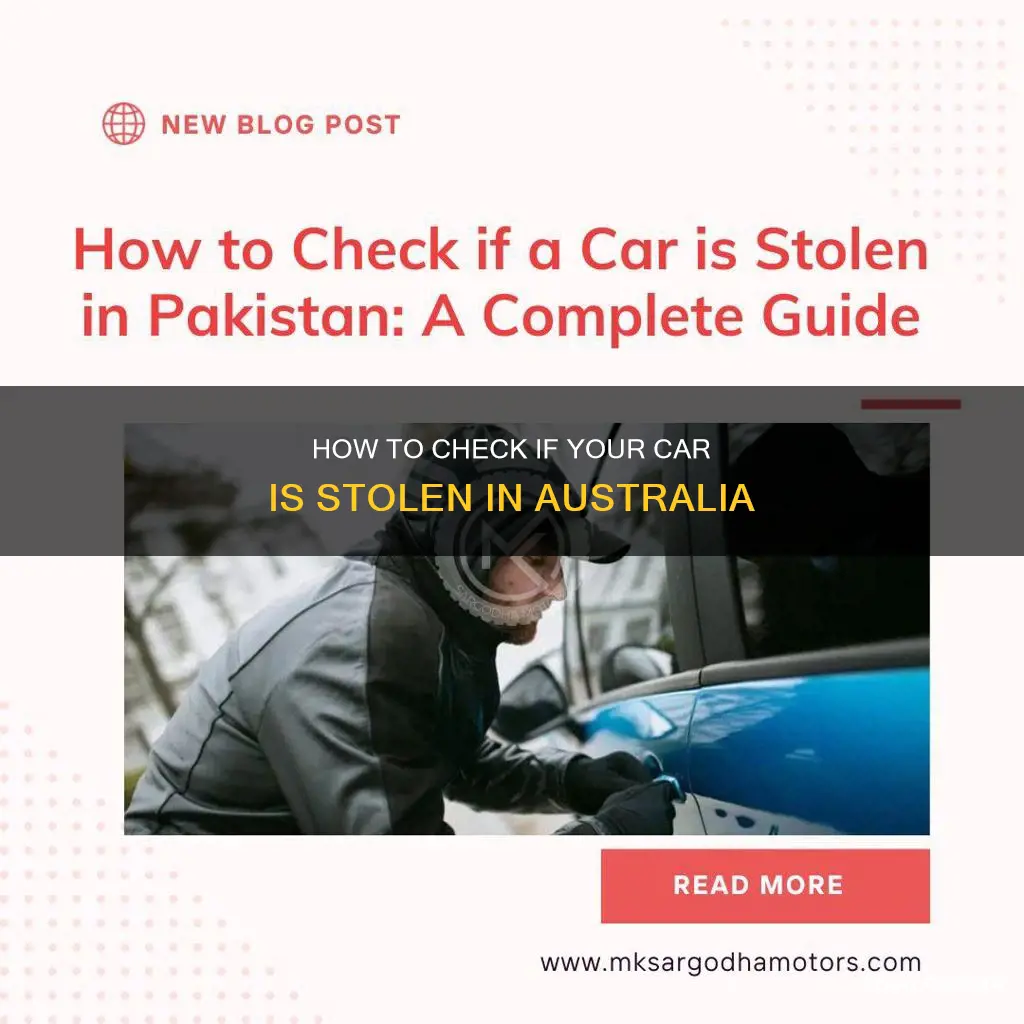 is my car stolen free check australia
