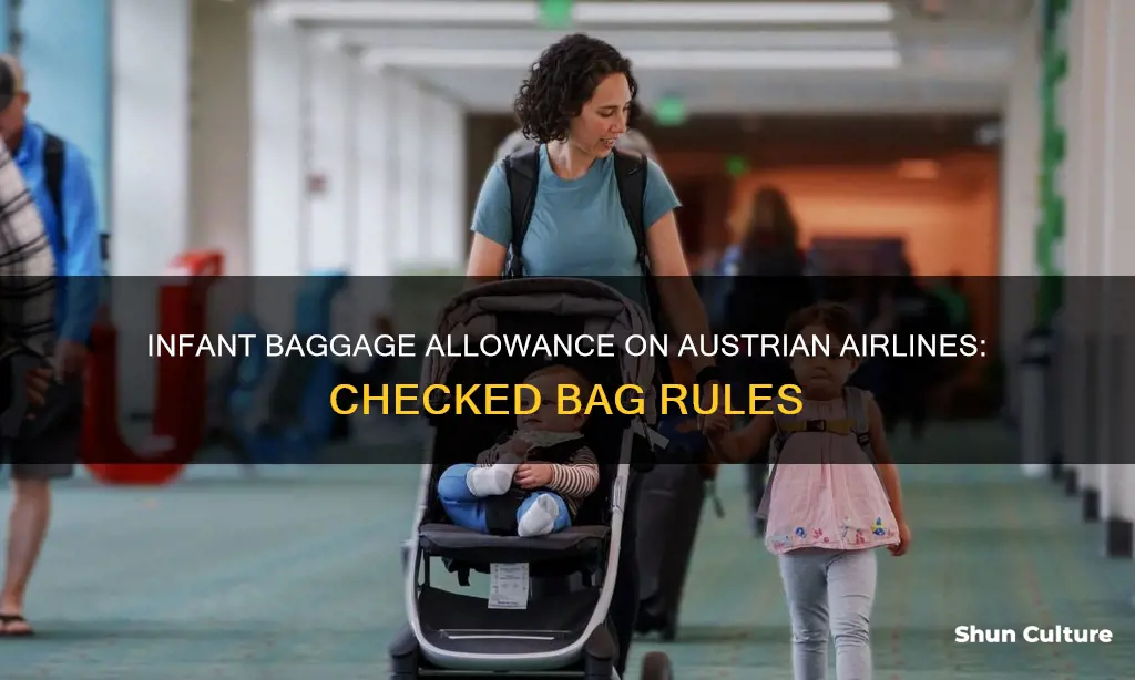 is my infant allowed a checked bag on austrian airlines