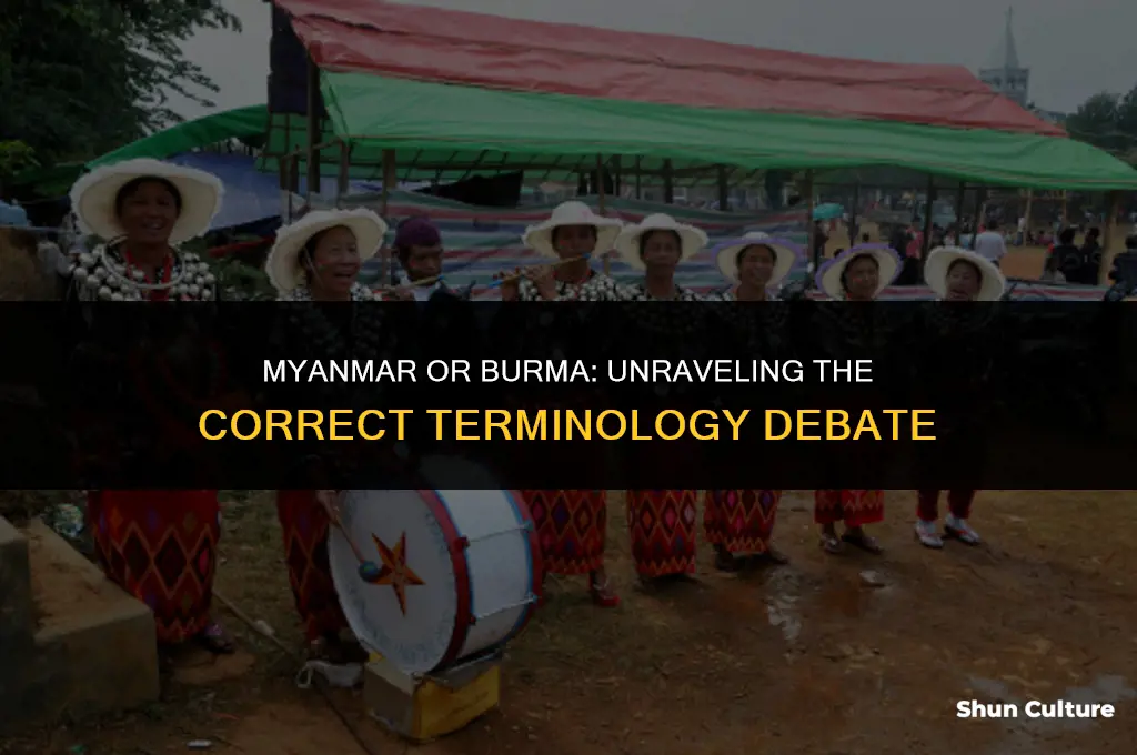 is myanmar or burma correct