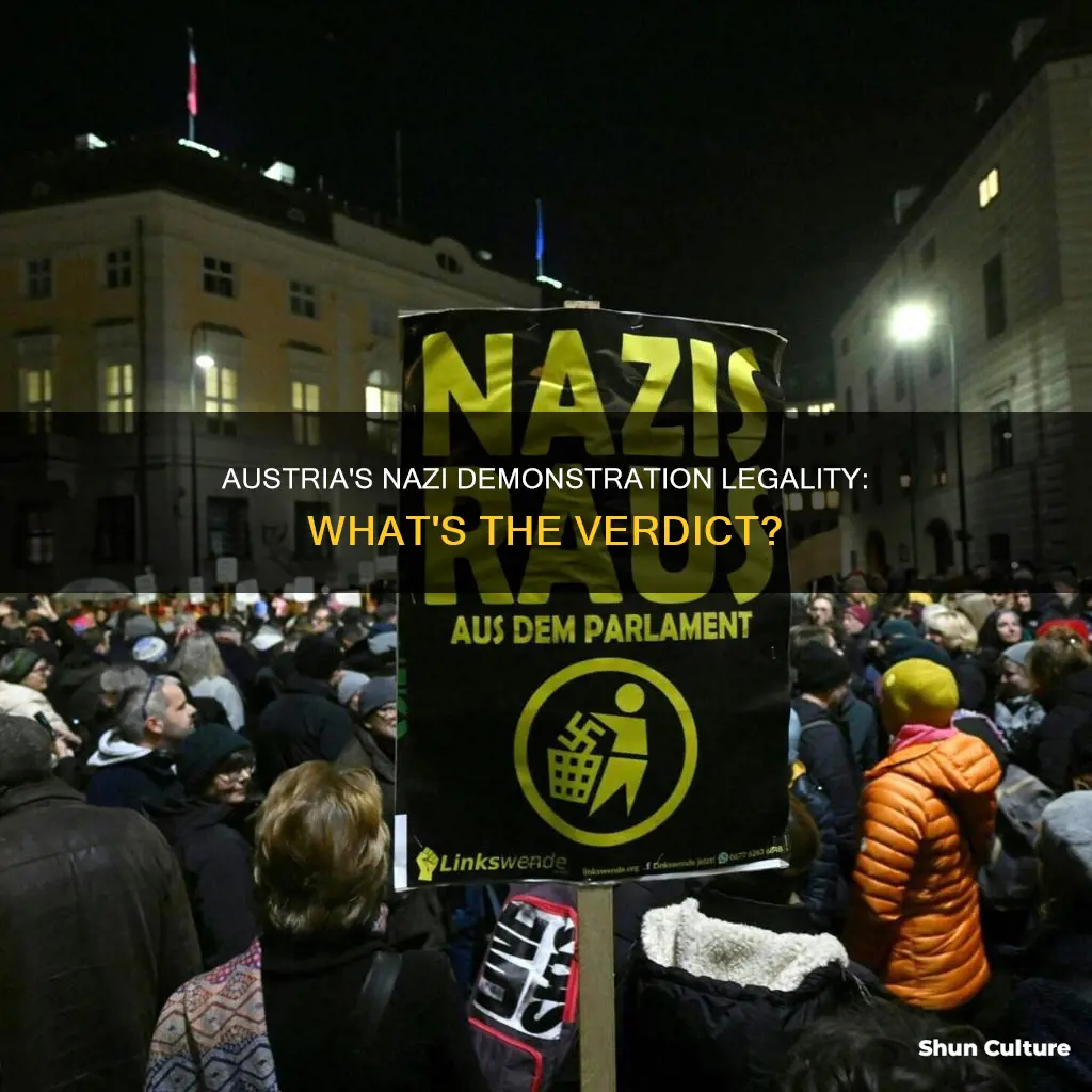 is nazi demonstration legal in austria