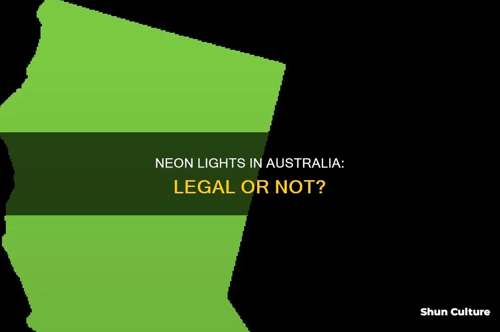 is neon illegal in australia