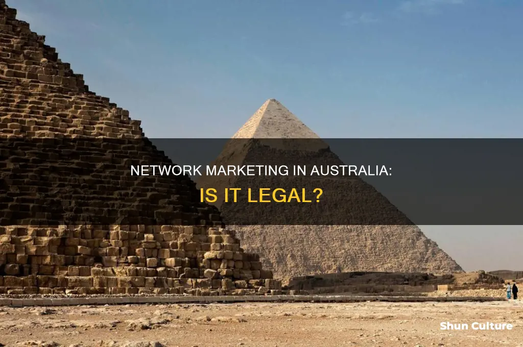 is network marketing illegal in australia