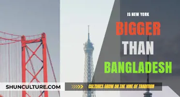 Comparing Sizes: Is New York Larger Than Bangladesh?